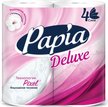 Бумага туалетная Papia Deluxe 4 рулона 4-х слойная белая