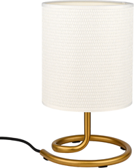 Светильник настольный ARTSTYLE HT-905BRS E27 латунь/ белый металл/ткань