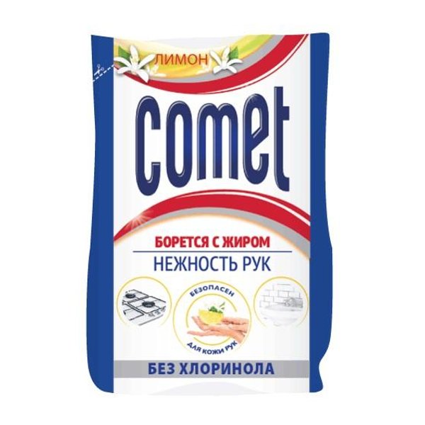 Порошок чистящий универсальный Comet 400г Лимон без хлоринола,дезинфицирующий,па
