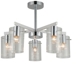 Люстра Metri 3480-5 CR+WH 5xE27/40W (52х52х38)