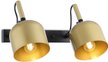 Спот Ambrella light TR97106/2 GD/BK золото/черный 2хE27