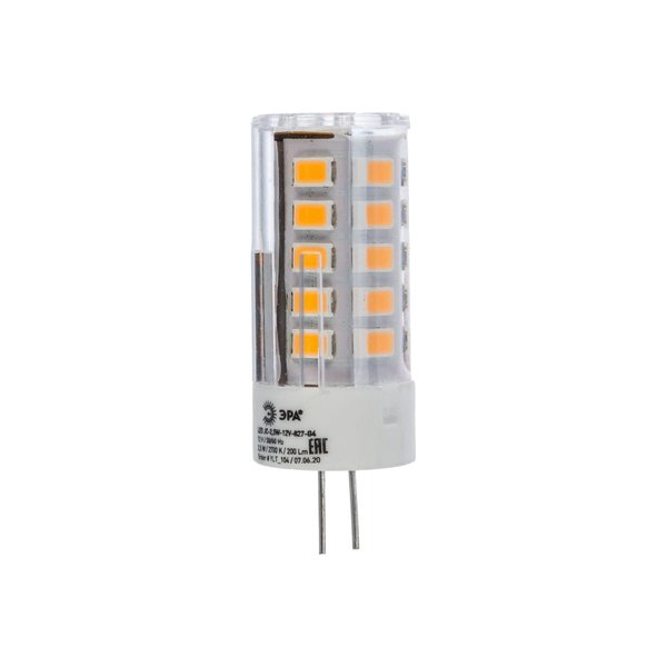 Лампа светодиодная ЭРА STD LED JC-2,5W-12V-827-G4 G4 2,5Вт свет теплый