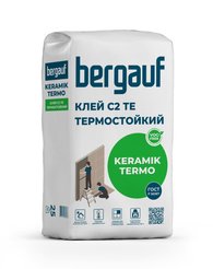 Клей для плитки термостойкий Keramik Termo Bergauf 25кг