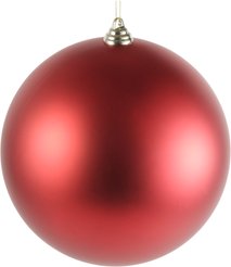 Шар 20см, ярко-красный, матовый, SYQA-0123310-5