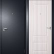 Дверь входная GOOD LITE-2 антик серебро белый ясень 860х2050мм правая             