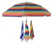 Зонт пляжный Garden story d2,0м h1,9м стойка d25мм, полиэстер 170г, разноцветный