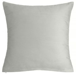 Наволочка бархат 40х40 серый