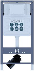 Система инсталяции Aquatek Pneumo S50 пневматическая для унитаза +звукоизоляционная прокладка