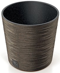 Кашпо Furu Round Eco Wood d30см h29,4см V26л eco coffee, с вкладышем