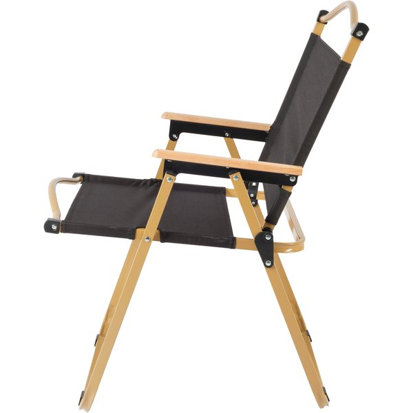 Кресло складное Weekemp Босс 54х47см h76см, сталь/бук/полиэстер 600D, черный, L202303163
