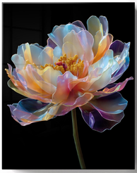 Картина стекло Палитра лепестков 40х50см