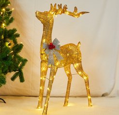 Фигура светодиодная Олень 100см, 100LED, теплый белый свет, SYTYA-3325054