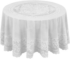 Скатерть круглая Niklen 182см белый, ПВХ