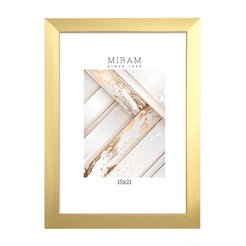 Рамка МИРАМ 15х21см багет 641811-6 золотой, пластик