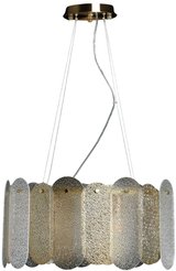 Люстра Альгеро 6х40W E14 металл, стекло, бронза