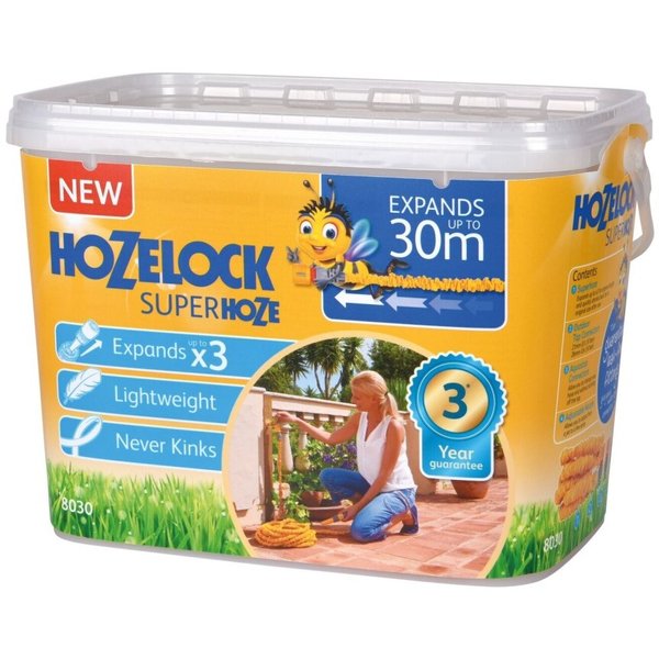 Шланг для полива садовый HoZelock 8230 расщиряющийся Superhoze 30м