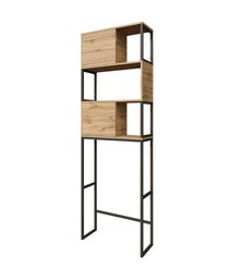 Шкаф напольный Grunge Loft 200х66см для стиральной машины Дуб вотан