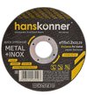 Круг отрезной по металлу Hanskonner 115х1,2х22,23мм