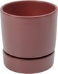 Горшок керамический Берген d12см h12,5см v0,9л, бургунди