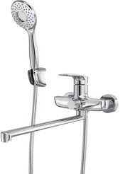 Смеситель для ванной TOKITO KOMAKI 1015 в комплекте с душевыми аксессуарами