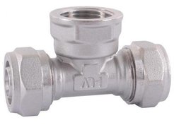 Тройник обжимной 20x1/2вн.х20 114332