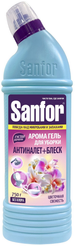 Гель д/чистки сантехники Sanfor Aroma 750мл Цветочная свежесть 