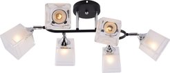 Люстра Dozzina 4225-6 6хE27/60Вт 710х430х230мм цвет черный+хром