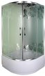 Ограждение душевое Parly Z90S (90х90х190) матовое стекло с рисунком,высокий поддон,хромированный профиль