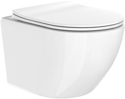 Унитаз подвесной Торнадо безободковый TOKITO TATSUMAKI MOMMO с микролифтом