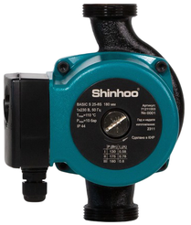 Насос циркуляционный SHINHOO BASIC S 25/8S 180мм 