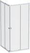 Уголок душевой AM.PM Sunny 90x90 W87G-403-9090-МТ квадратный, серебро, стекло прозрачное