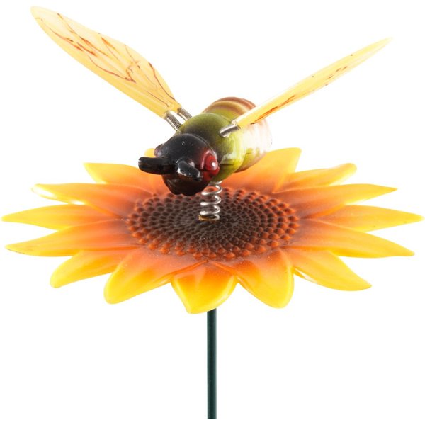 Штекер садовый Жучок на цветке GS-AR2032-5