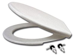 Сиденье для унитаза Виктория белый мрамор 512