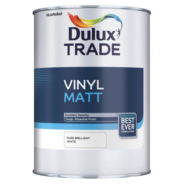 Краска Dulux Trade Vinyl Matt матовая база прозрач.BC 0,9л