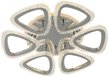 Люстра светодиодная 96W+30W Real 39421-6-DA-TL Chrome с пультом ДУ