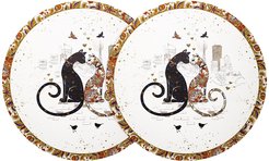 Набор салфеток сервировочных Lefard Парижские коты 38см 2шт пластик