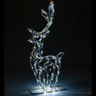 Фигура светодиодная внешняя Олень 70см 80LED, на металлическом каркасе,холодный белый, постоянное свечение DD8 Фигура светодиодная внешняя Олень 70см 80LED, на металлическом каркасе,холодный белый, постоянное свечение DD8