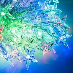 Электрогирлянда звездочки внутренняя 10м 100 LED,разноцветный A3-100LED