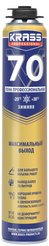 Пена монтажная профессиональная Krass Professional V70 (0,89л) зимняя