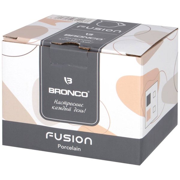 Молочник Bronco Fusion 250мл серый, фарфор