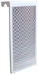 Экран радиаторный,просечно-вытяжной,590х610х140,6-и секционный,сталь,белый Экран радиаторный,просечно-вытяжной,590х610х140,6-и секционный,сталь,белый