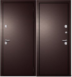 Дверь входная Норд Термо антик медь 880х2050мм левая