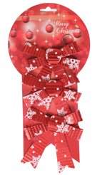 Бант 3шт 10х12см красный SYHDJA-3221104