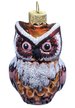 Украшение подвесное Сова h8см, стекло Украшение подвесное Сова h8см, стекло