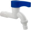Кран водоразборный пластиковый 1/2" наружная резьба, ручка рычаг