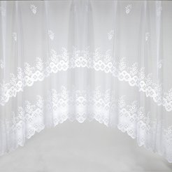 Тюль арка HX M 18-10789w белый 170см