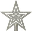 Верхушка елочная Звезда 18,5х19см серебро/глиттер, SYSDX-3524010-S Верхушка елочная Звезда 18,5х19см серебро/глиттер, SYSDX-3524010-S