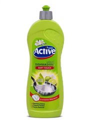 Гель д/мытья посуды Active 750мл Лайм и цветы 