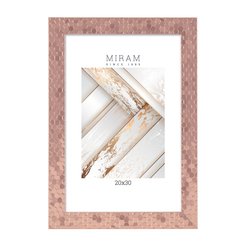 Рамка МИРАМ 20х30см багет 651688-8 розовые соты, пластик