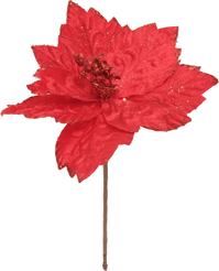 Цветок декоративный 22х19см красный SYSDH-A3025044
